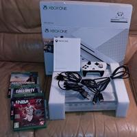 Xbox One S 500GB Bianca + 3 Giochi + Scatola Origi