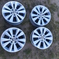 4 cerchi originali 16 vw golf tiguan touran troc 