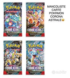 Completo mancoliste Pokemon CORONA ASTRALE