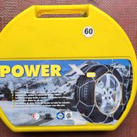 Catene da neve auto POWER X 60 - 9 mm - nuove