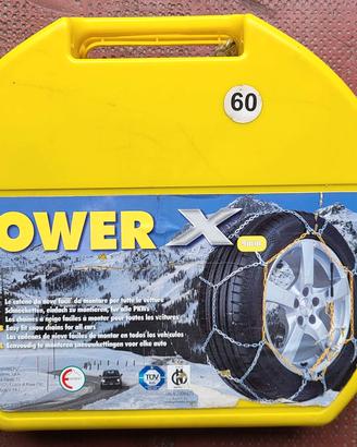 Catene da neve auto POWER X 60 - 9 mm - nuove