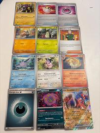 Lotto 11 Carte Pokémon Moderni