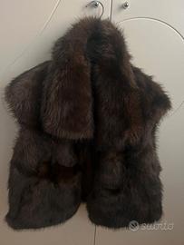 Eco pelliccia smanicata