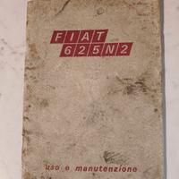 Libretto uso e manutenzione FIAT 625 N2