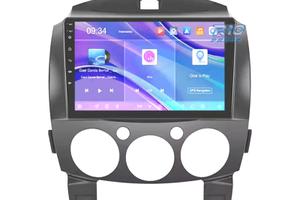 RADIO GPS 9'' ANDROID 13 MAZDA 2 07-14 2 DIN 4GB+6