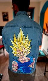 Giacca di Jeans Personalizzata - Majin Vegeta 