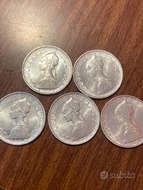 Monete 500 lire argento