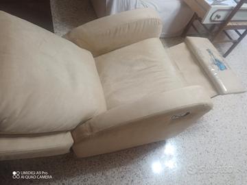 poltrona reclinabile microfibra 