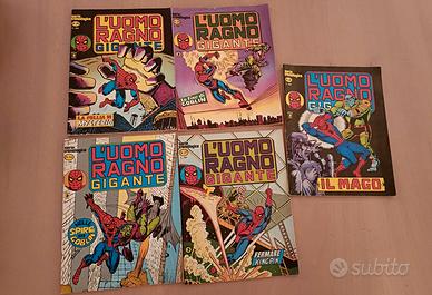 fumetti anni 70 "l'uomo ragno" ed Corno