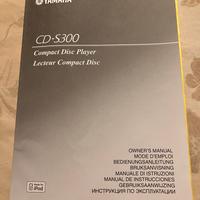 Libretto d’istruzioni Yamaha CD -S300