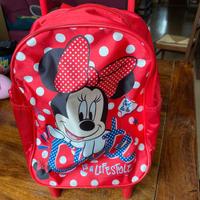 zainetto trolley bimba Disney rosso 