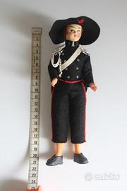 BAMBOLINA anni 50 CARABINIERE UNIFORME PANNO LENCI
