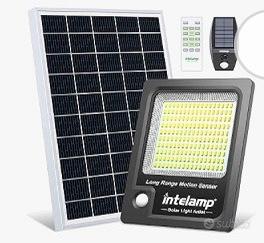 Lampada con pannello solare