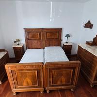 Camera da Letto Antica Completa in Noce/Umbertino