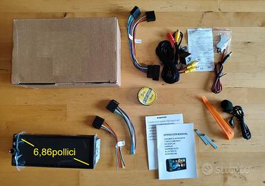 Autoradio 1DIN CarPlay Telecamera retro- Nuovo