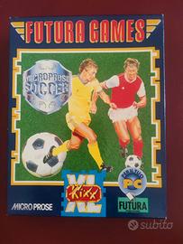 Gioco vintage pc su floppy microprose soccer