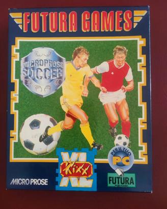 Gioco vintage pc su floppy microprose soccer