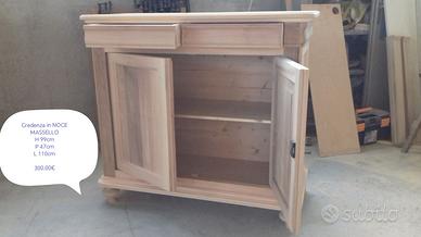 CREDENZA PORTA TV IN NOCE