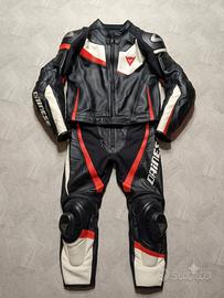 Tuta moto pelle Dainese Veloster divisibile 50