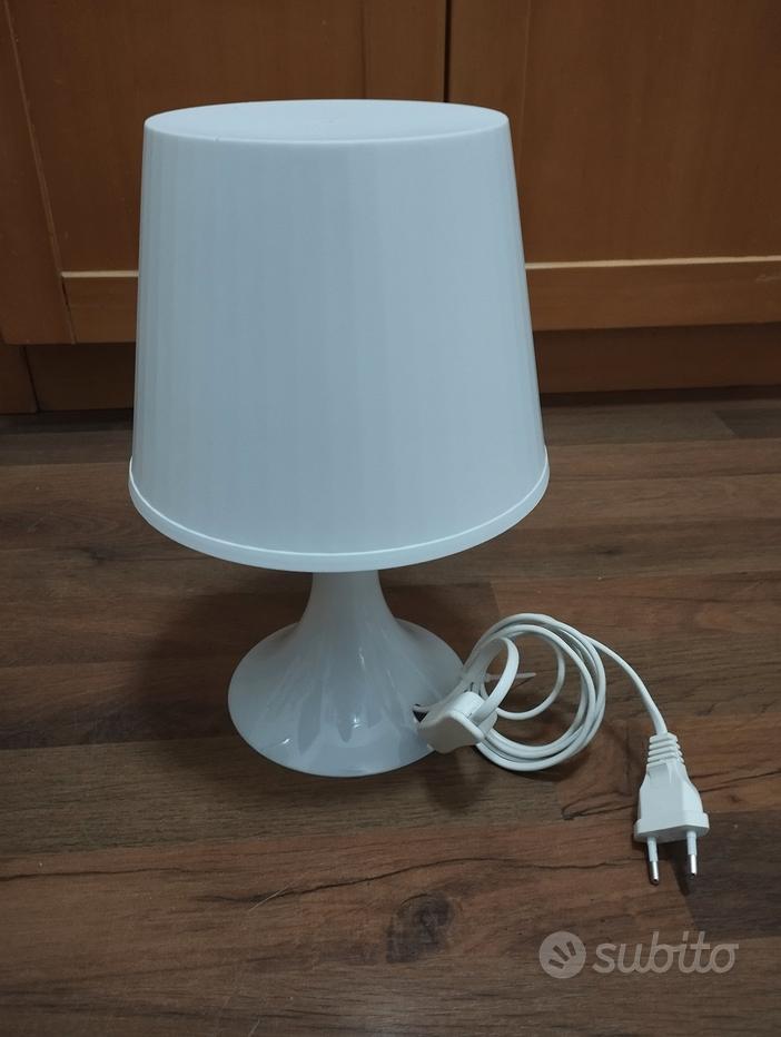 Lampada da tavolo Lindby Thalassia, bianco, 26 cm, ceramica