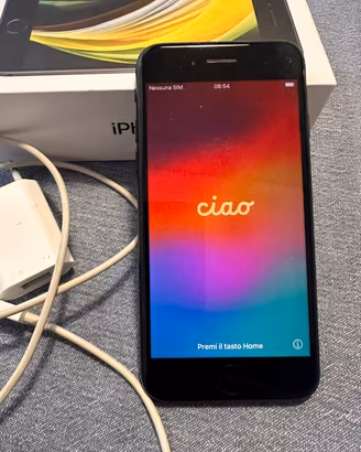 IPHONE SE 2020 128 GB NERO CON SCATOLA