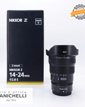Nikon Nikkor Z 14-24 f/2.8 S Nital Usato (G1010)