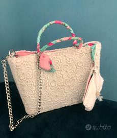 Borsa uncinetto stile rafia