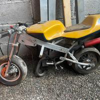 Minimoto senza motore per ricambi o telaio