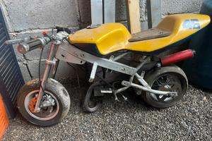 Minimoto senza motore per ricambi o telaio