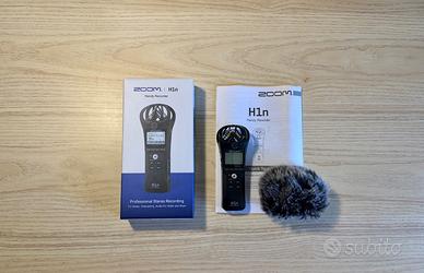 Zoom H1n Registratore Audio Stereo Handy Recorder