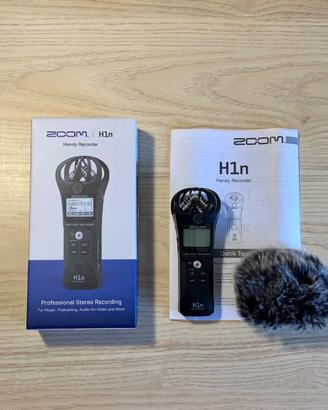Zoom H1n Registratore Audio Stereo Handy Recorder