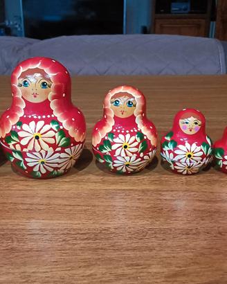 Matrioska legno 9 pezzi