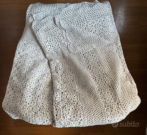 Copriletto ad uncinetto matrimoniale