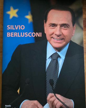 Folder filatelico Silvio Berlusconi 