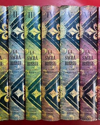 LA SACRA BIBBIA ANTICO E NUOVO TESTAMENTO 1964