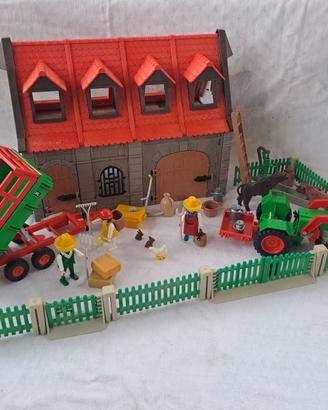 playmobil grande fattoria con trattore