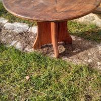 tavolo rotondo legno massello