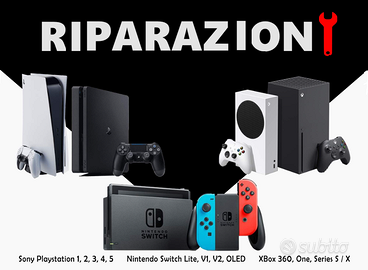 Riparazione CONSOLE e Joystick PS5 e XBOX