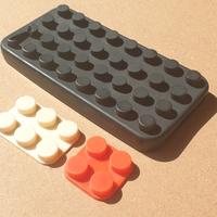 Custodia per iPhone 4/4S siliconata effetto Lego