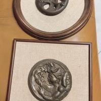 coppia scultura bronzo firma Vincenzo Gennaro