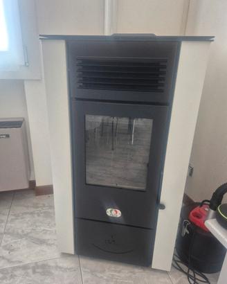 stufa a pellet 15 kw canalizzata 