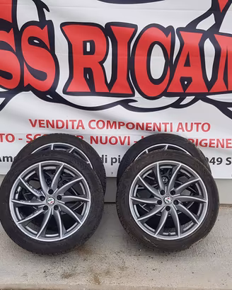 4x CERCHI LEGA ALFA ROMEO GIULIA STELVIO 18" 5X11