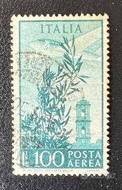 Francobollo ITALIA POSTA AEREA LIRE 100