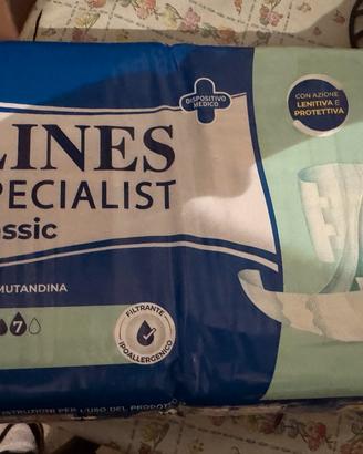 Stock 14 pacchi Pannoloni Lines L classic super