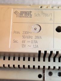trasformatore URMET 12 v 