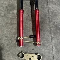 Forcelle Marzocchi con pinze, dischi e cerchi