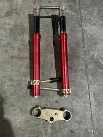 Forcelle Marzocchi con pinze, dischi e cerchi