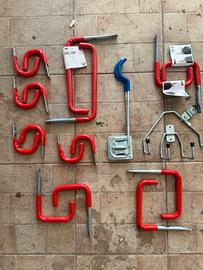 Ganci organizer porta attrezzi