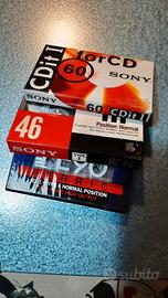 audiocassette musicali vergini