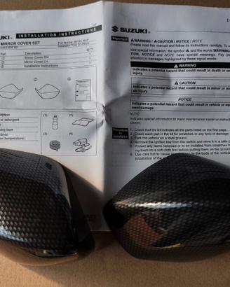 CALOTTE SPECCHIETTI CARBON LOOK ORIGINALE SUZUKI G